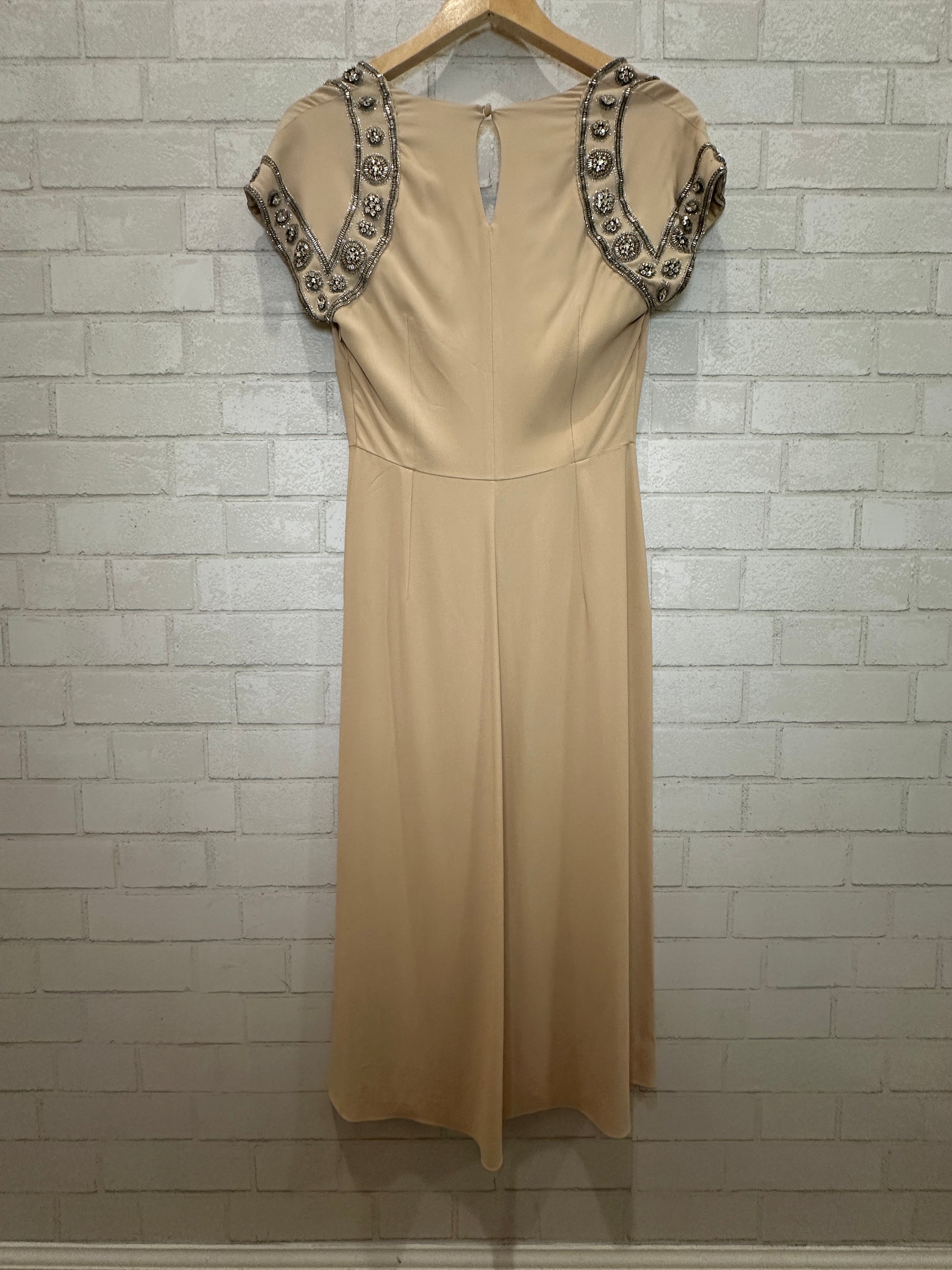 DIOR Vintage Cocktail Dress with rhinestone on shoulders / M Second Edition NY DIOR Vintage Cocktail Dress with rhinestone on shoulders / M Second Edition NY