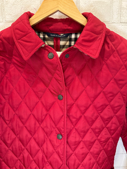 BURBERRY quilted jacket/ XS