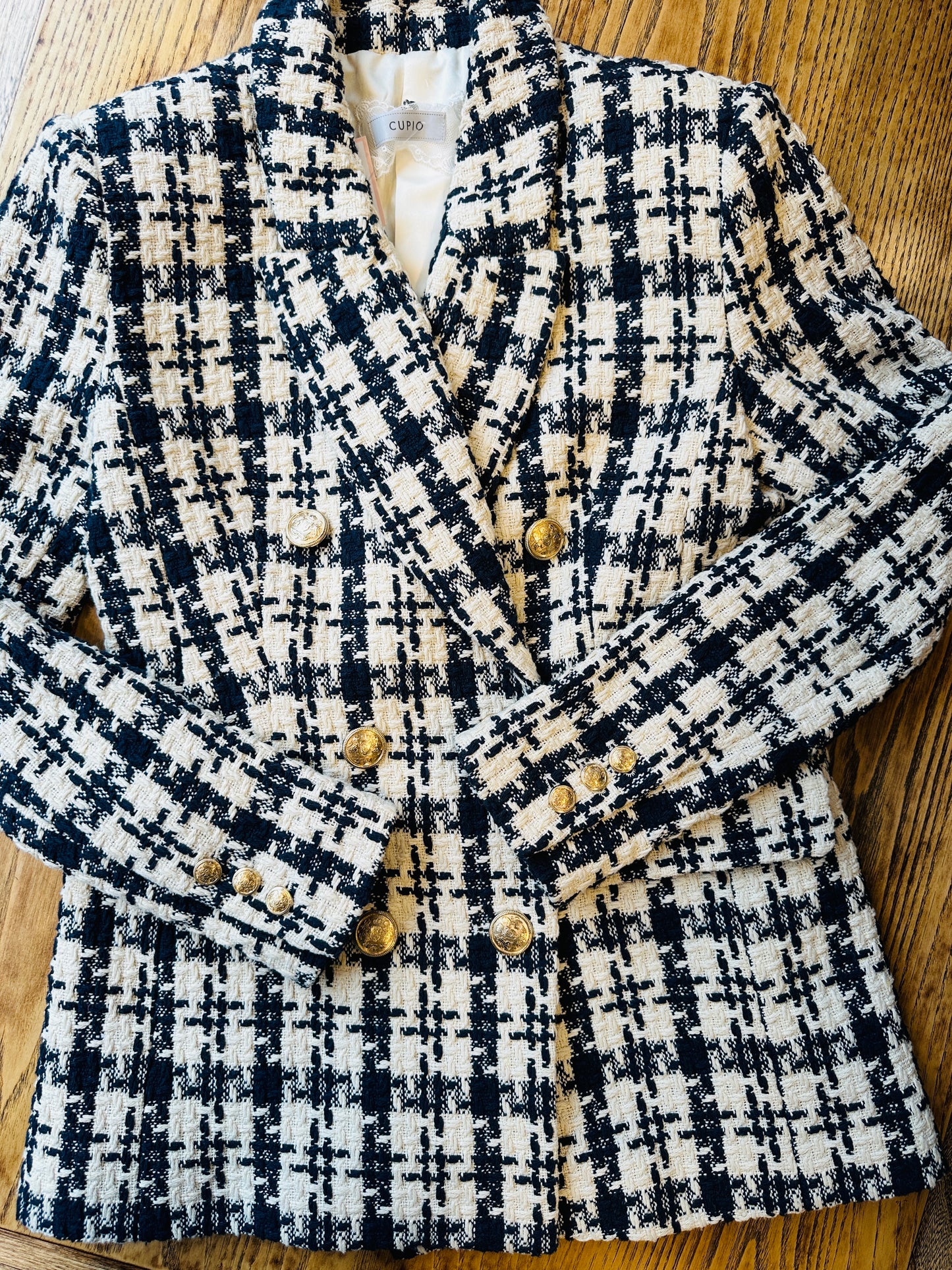 CUPIO Tweed Blazer Jacket / S