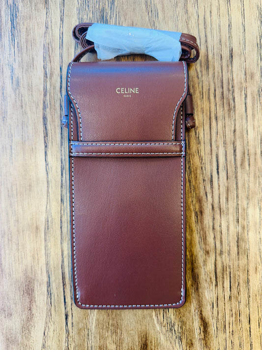 CELINE phone case with strap NWT