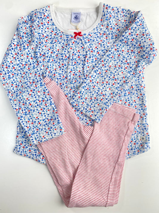 PETIT BATEAU Cotton LS Pyjamas / 6Y