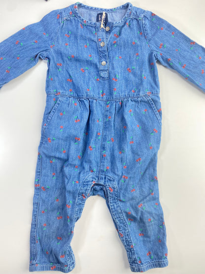 GAP Denim overall girl / 6-12M