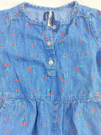 GAP Denim overall girl / 6-12M