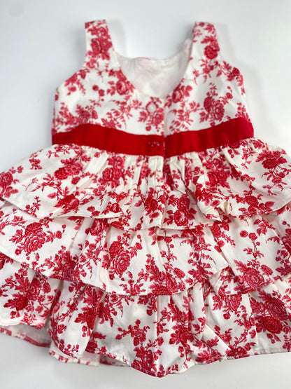 JANIE & JACK Special Occasion dress sleeveless + Bloomer / 6-12M
