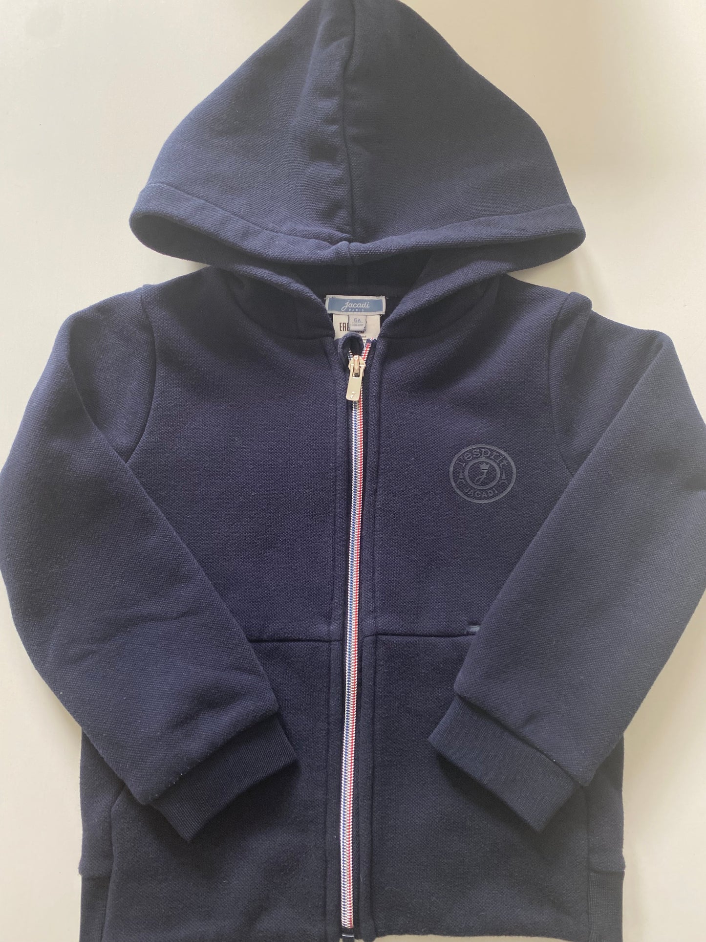 JACADI Zip hoodie LS / 6Y