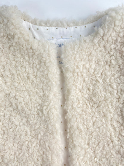 BOUTCHOU faux shearling vest/ 3Y