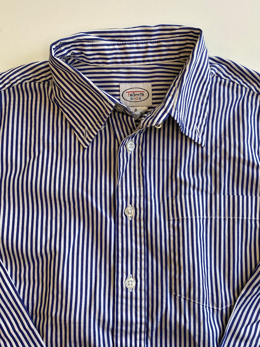 TALBOTS stripped shirt/ 8Y