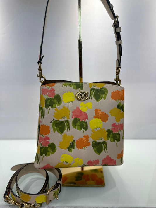 COACH Floral Print Willow Bucket bag
