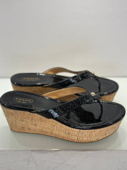 COACH Wedges Sandals / US8-EU38.5