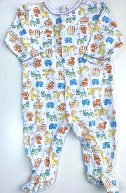 KISSYKISSY Onesie footed boy LS / 6-9M