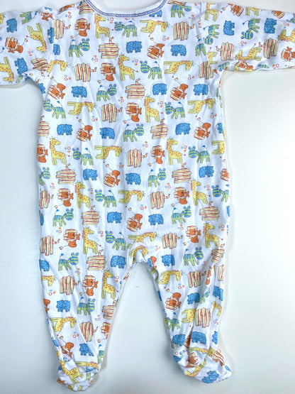 KISSYKISSY Onesie footed boy LS / 6-9M