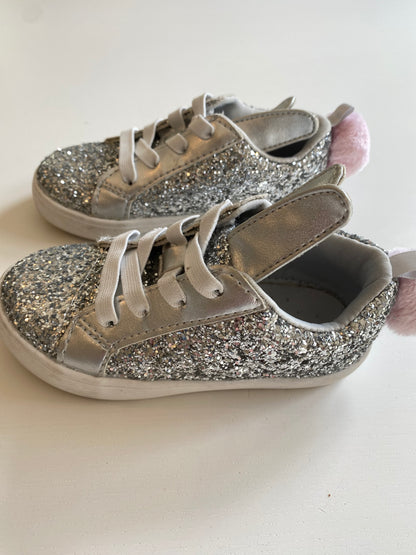 CARTER sparkly bunny trainers / us7-23