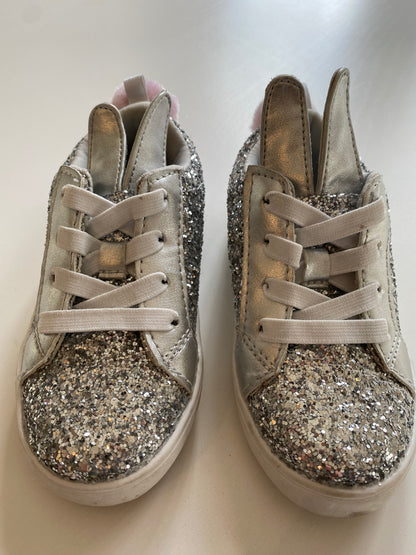 CARTER sparkly bunny trainers / us7-23