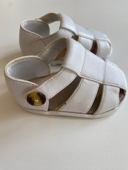 BURBERRY baby sandals / 17 - 1.5us