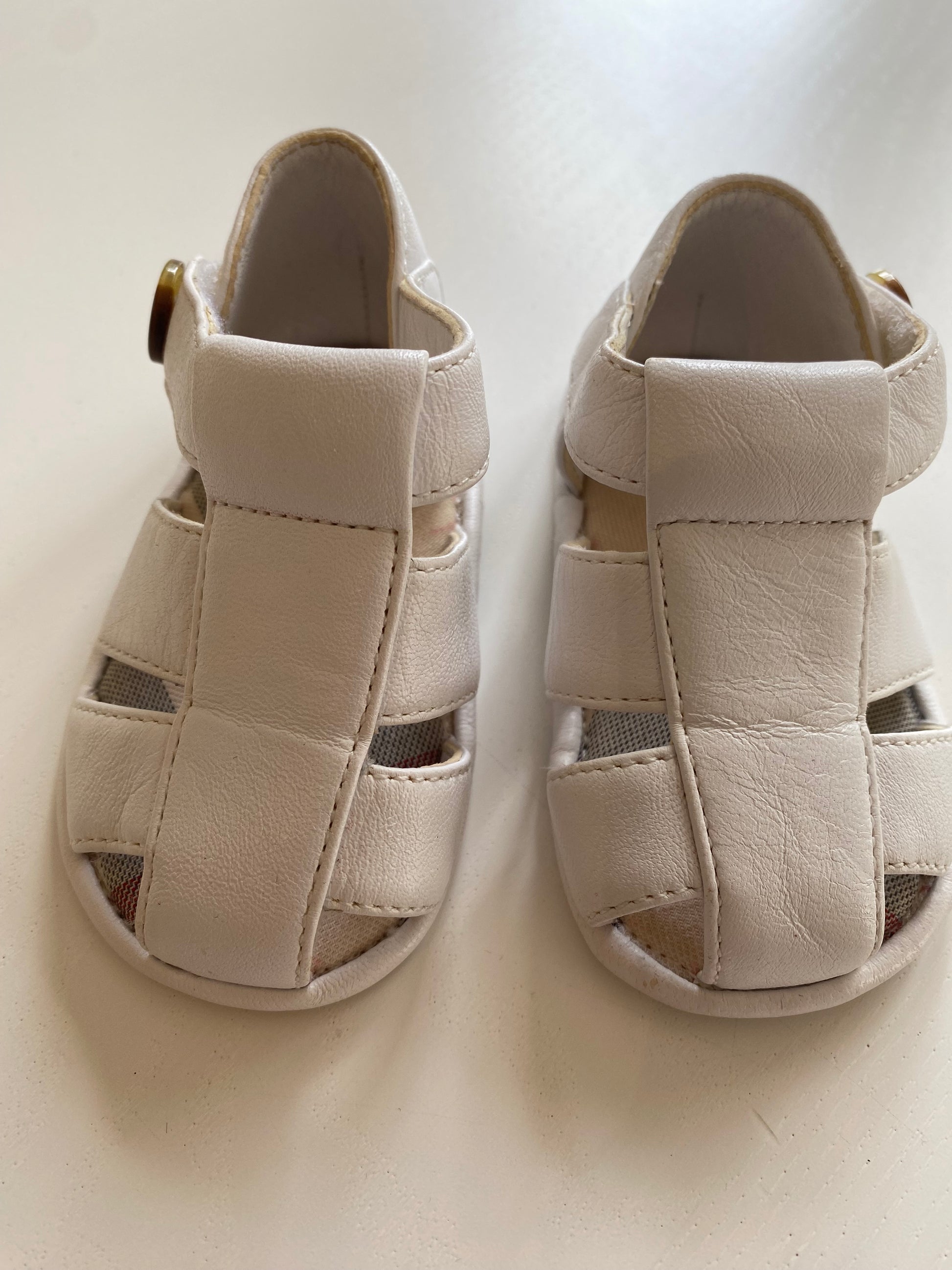 BURBERRY baby sandals 17 1.5us Second Edition NY