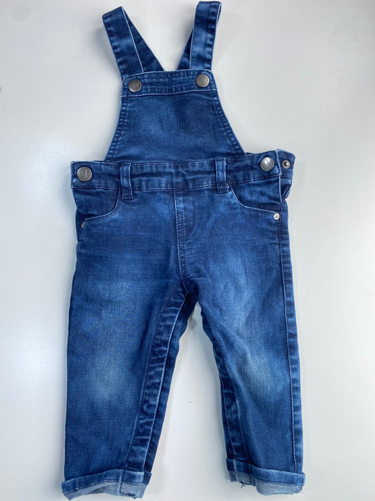 LA REDOUTE Denim jean overall / 12M