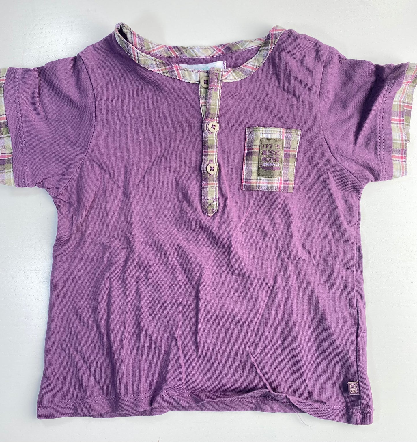 OBAIBI Short Sleeves Tee Shirt Size 12M