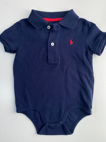 RALPH LAUREN Baby Polo Bodysuit Size 12M