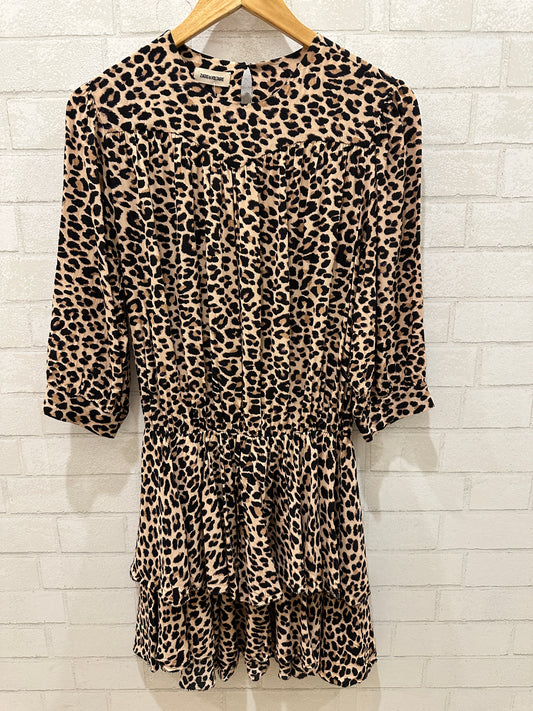 ZADIG & VOLTAIRE LS Leopard Dress / S
