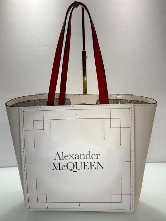 ALEXANDER MCQUEEN New Logo Print Tote Bag