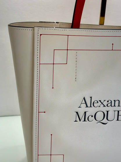 ALEXANDER MCQUEEN New Logo Print Tote Bag