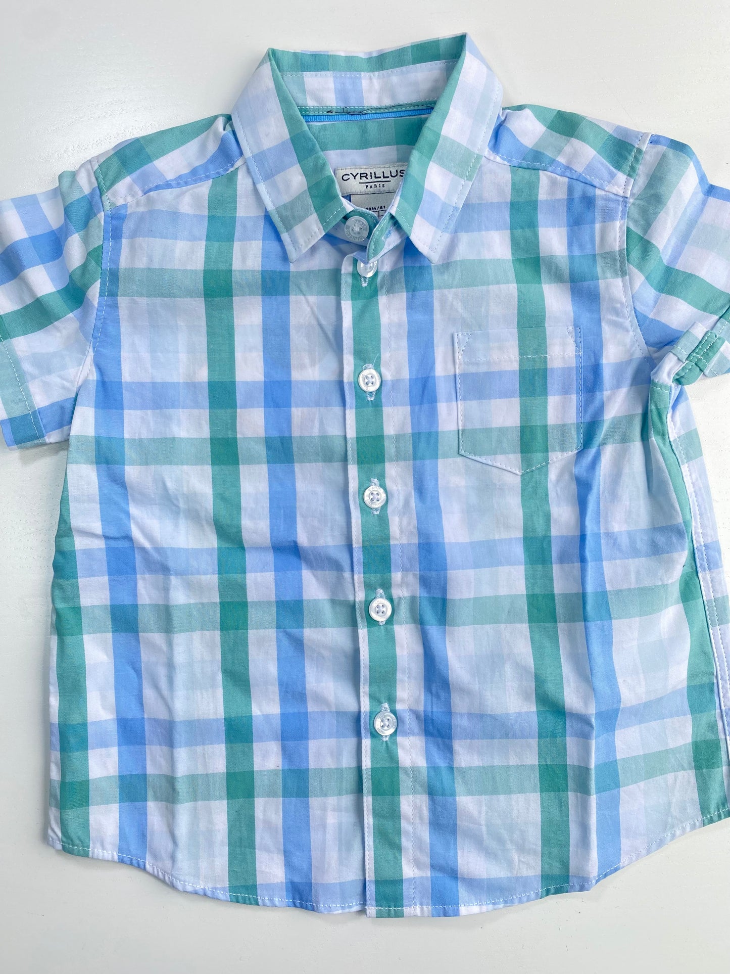 CYRILLUS Short Sleeves Shirt / 18M