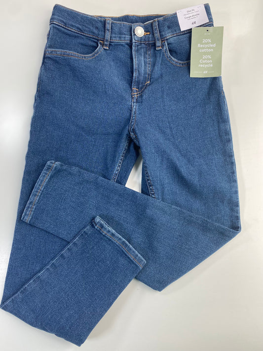 H&M Slim fit Jeans NWT/ 8-9Y