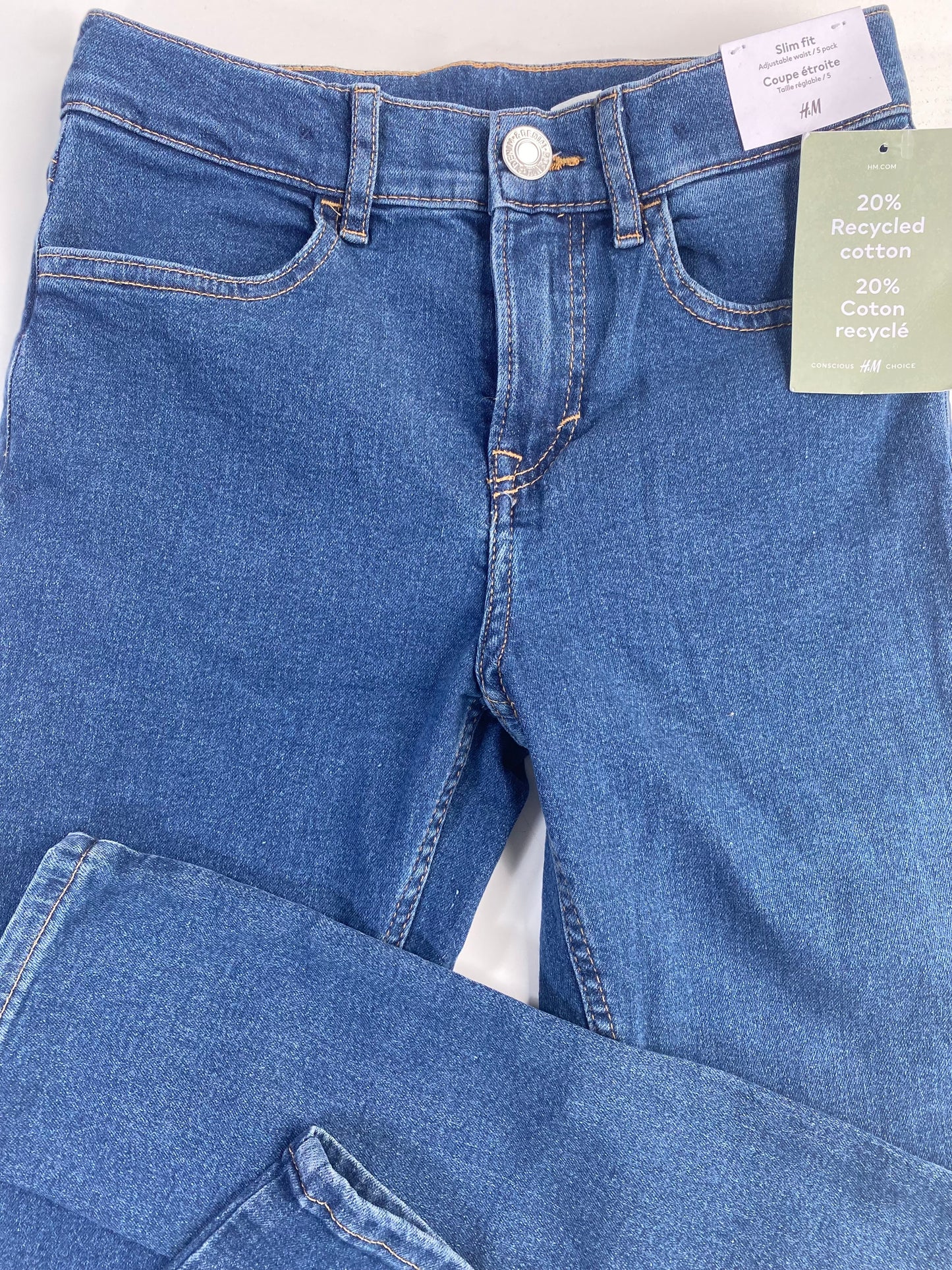 H&M Slim fit Jeans NWT/ 8-9Y