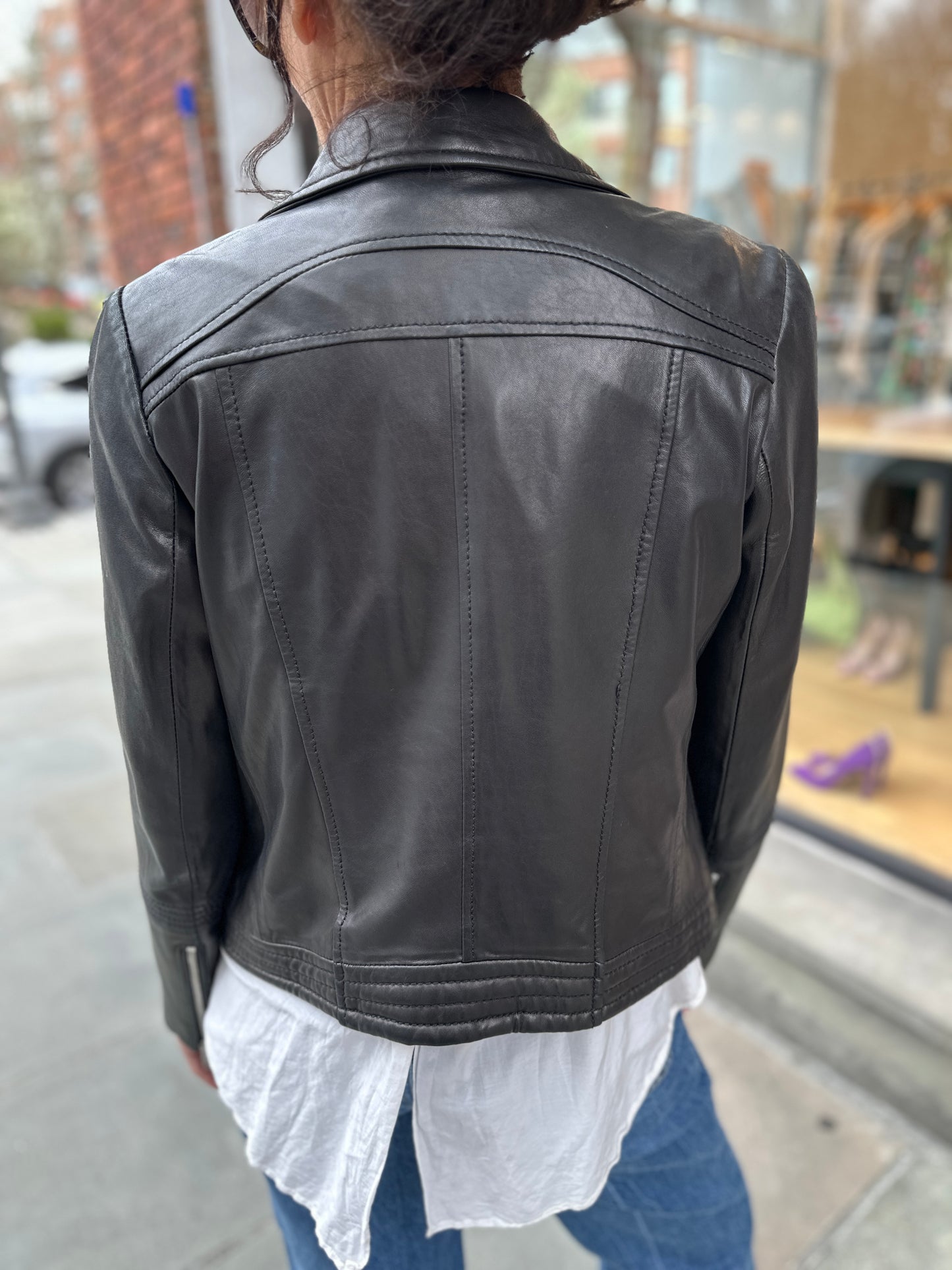 MADEWELL Leather Biker Jacket XXS – Second Edition NY