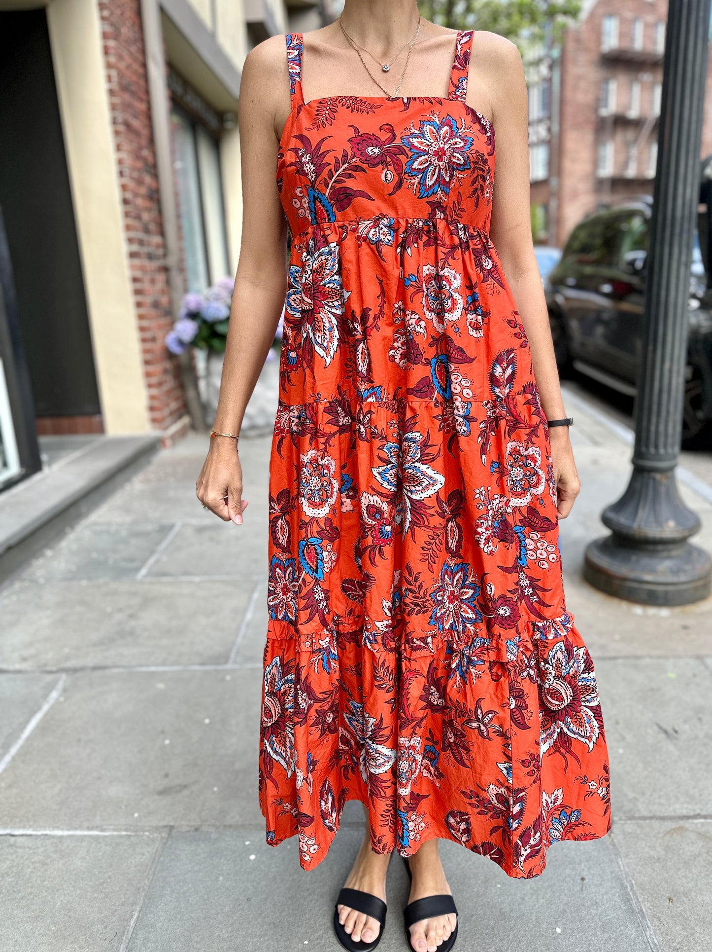 RHODE x Target tiered summer dress / M