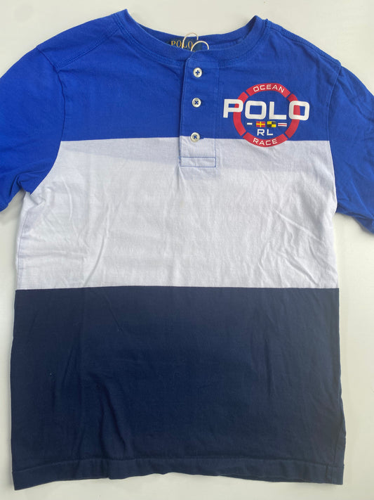POLO RL ss colorblock tshirt/ 10-12Y