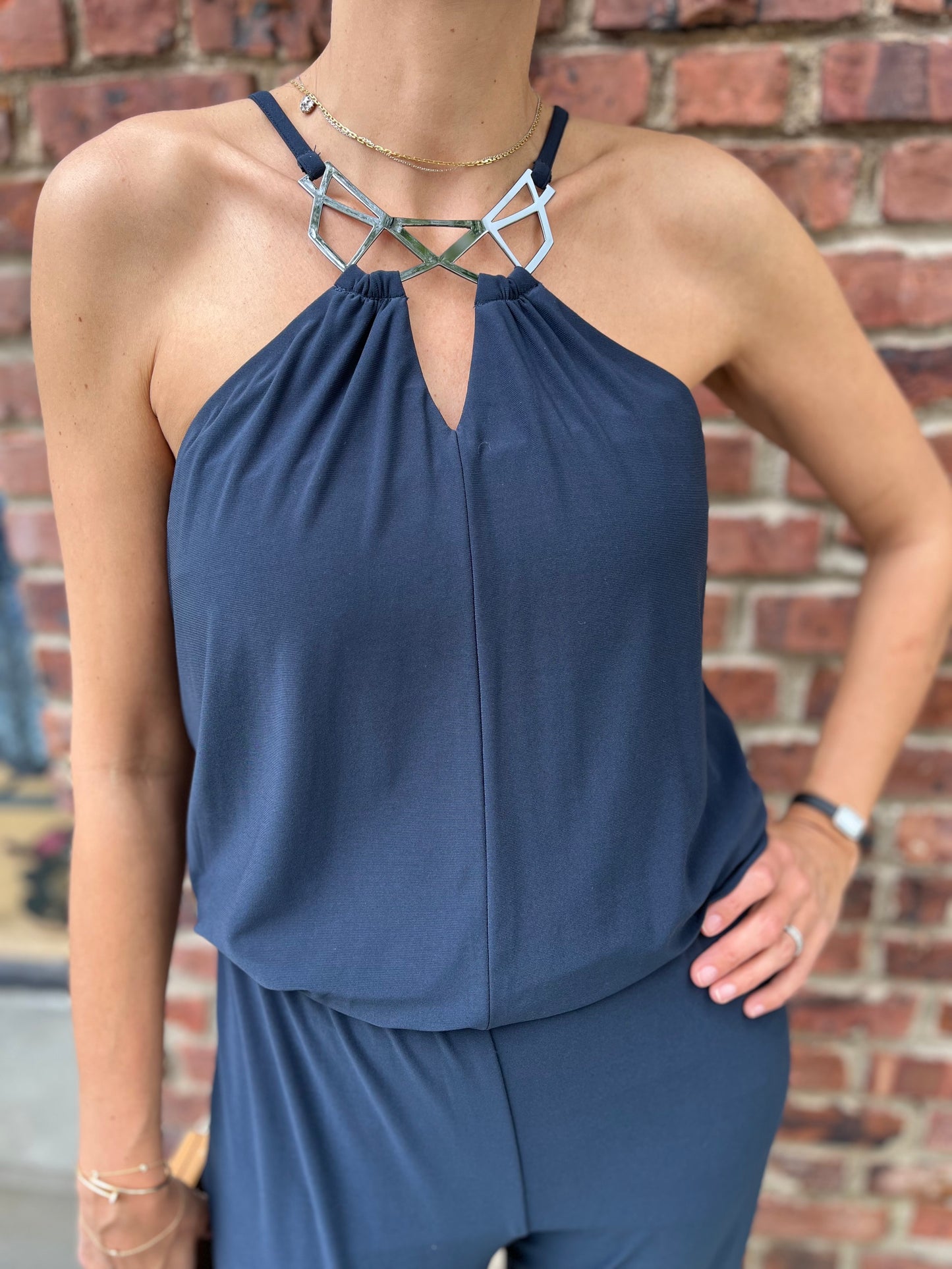 LAUNDRY Sleeveless Jumpsuit NWT/ S-US4