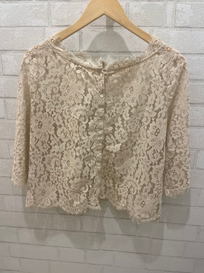 JOIE Lace 3/4 Sleeve Top/ S