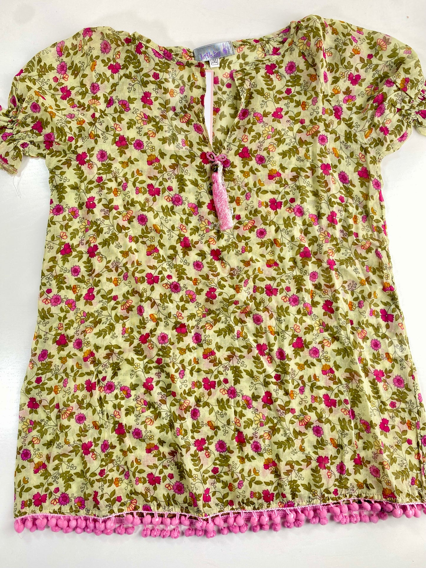 LAL BY 100% cotton beach dress size 4-6Y