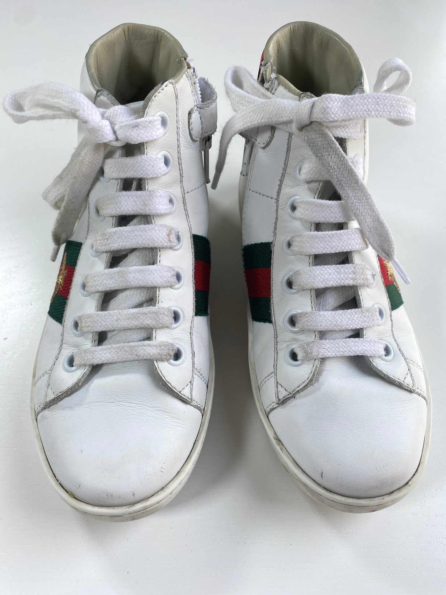 GUCCI Ace hi top sneakers/ 30-12