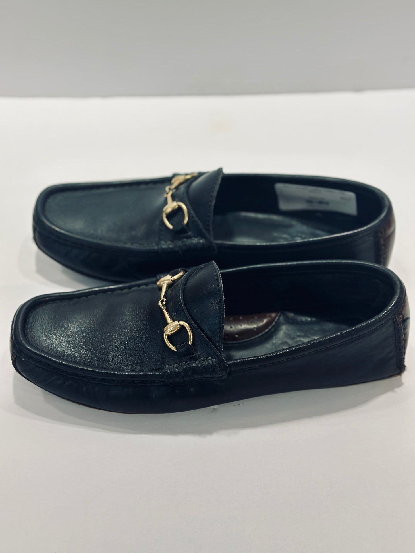 GUCCI Horsebit Leather Loafers / US7-EU37.5