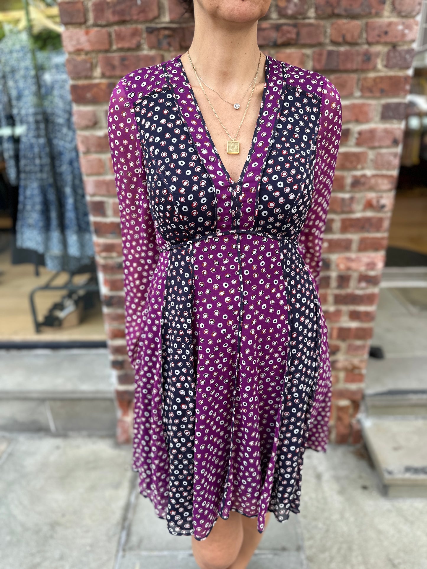 DVF NWT Long Sleeves Dress / S-US4