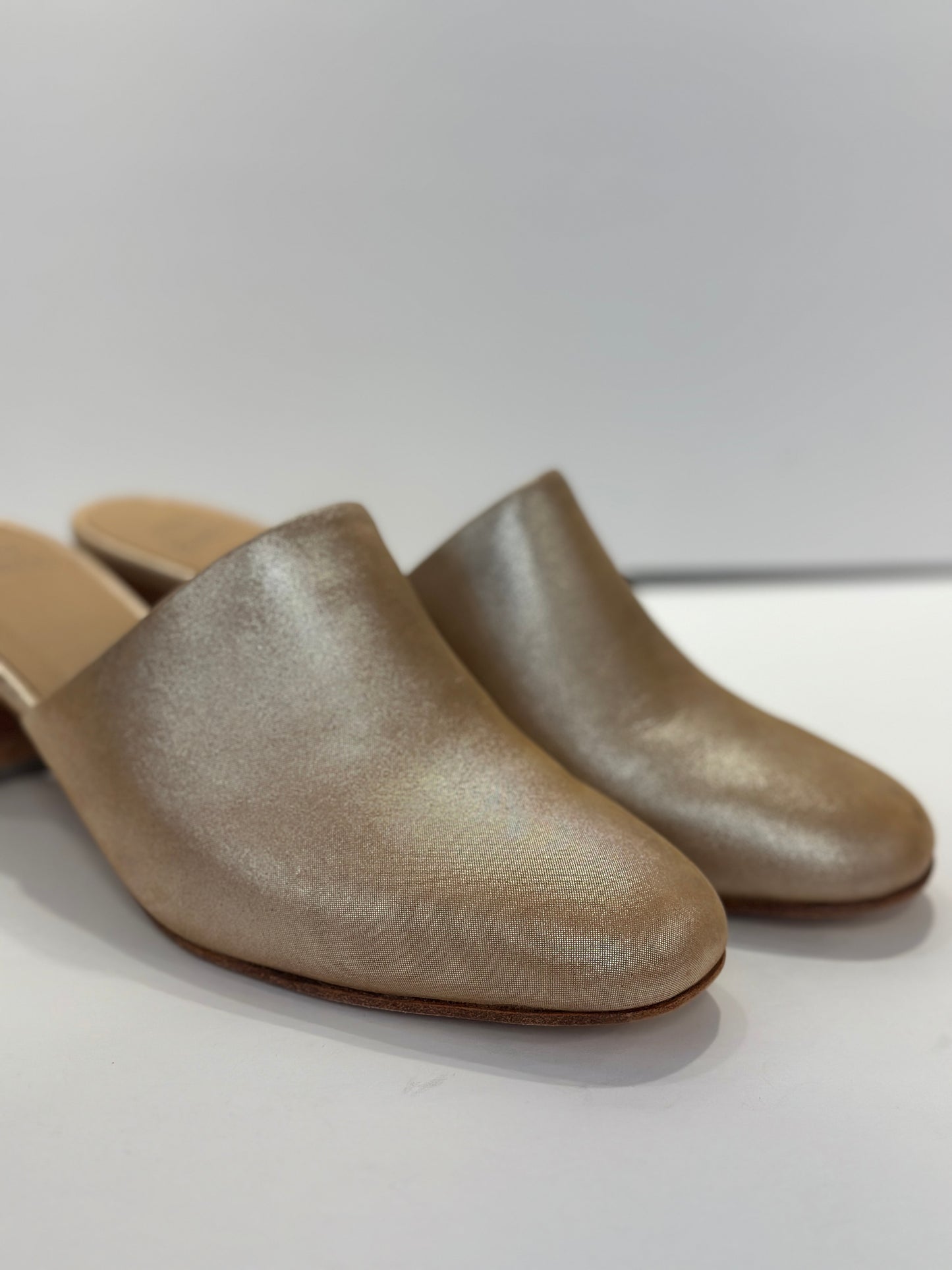 HUMA BLANCO Leather Mules / US6.5-EU37