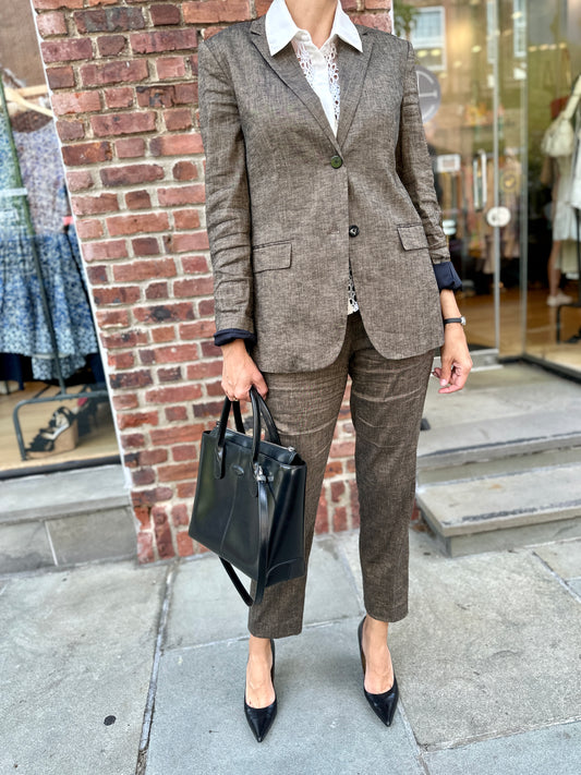 THEORY Linen Pant Suit / S-US4