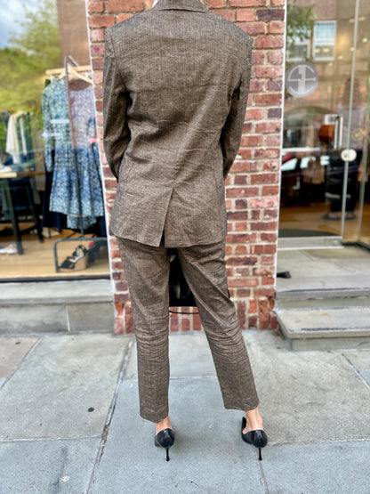 THEORY Linen Pant Suit / S-US4