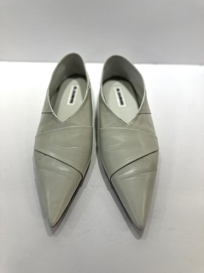 JIL SANDER Pointy Leather Flats / US9-EU40