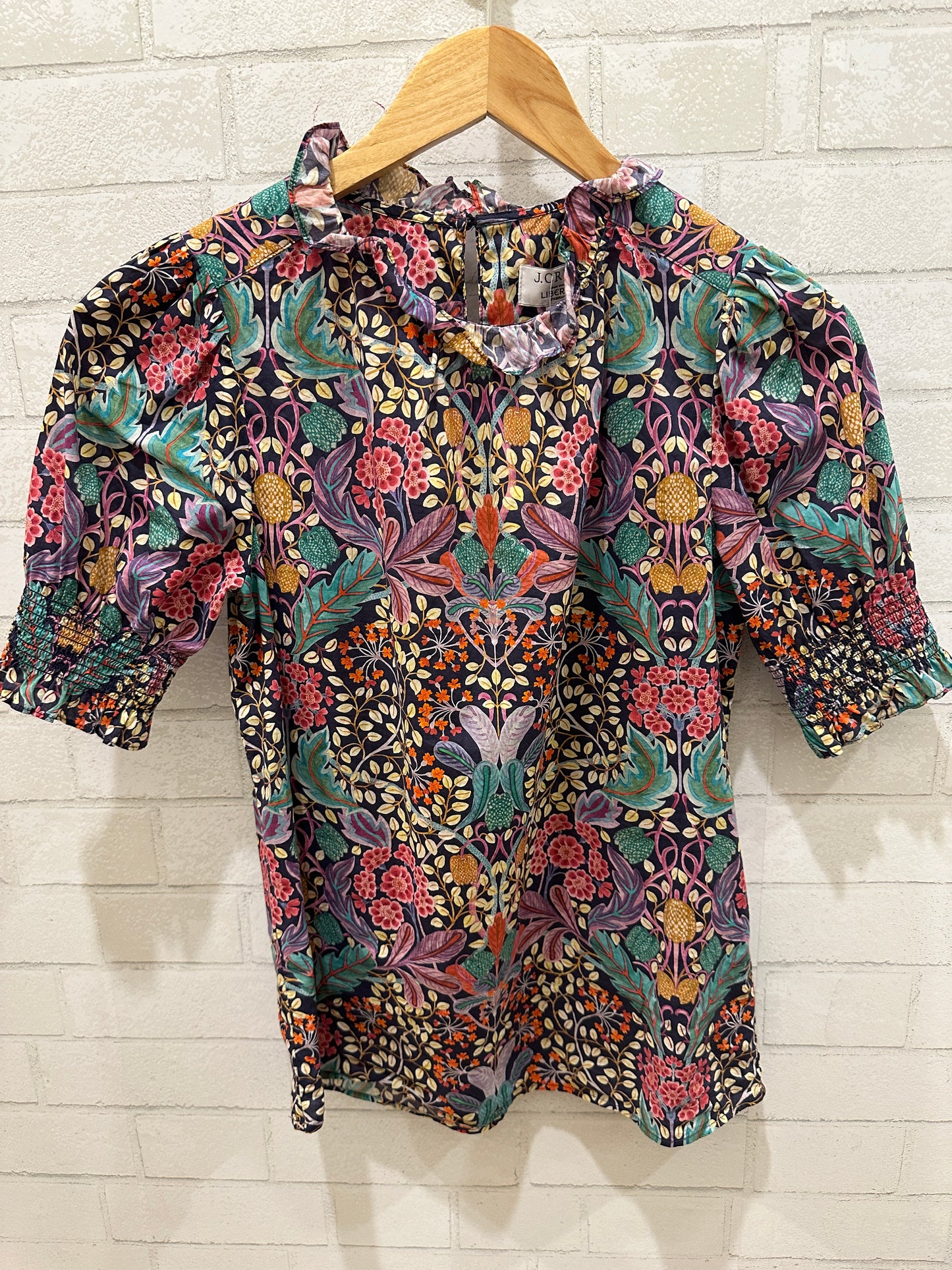 J CREW & LIBERTY SS Blouse / XXS