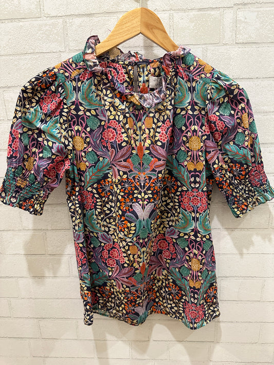 J CREW & LIBERTY SS Blouse / XXS