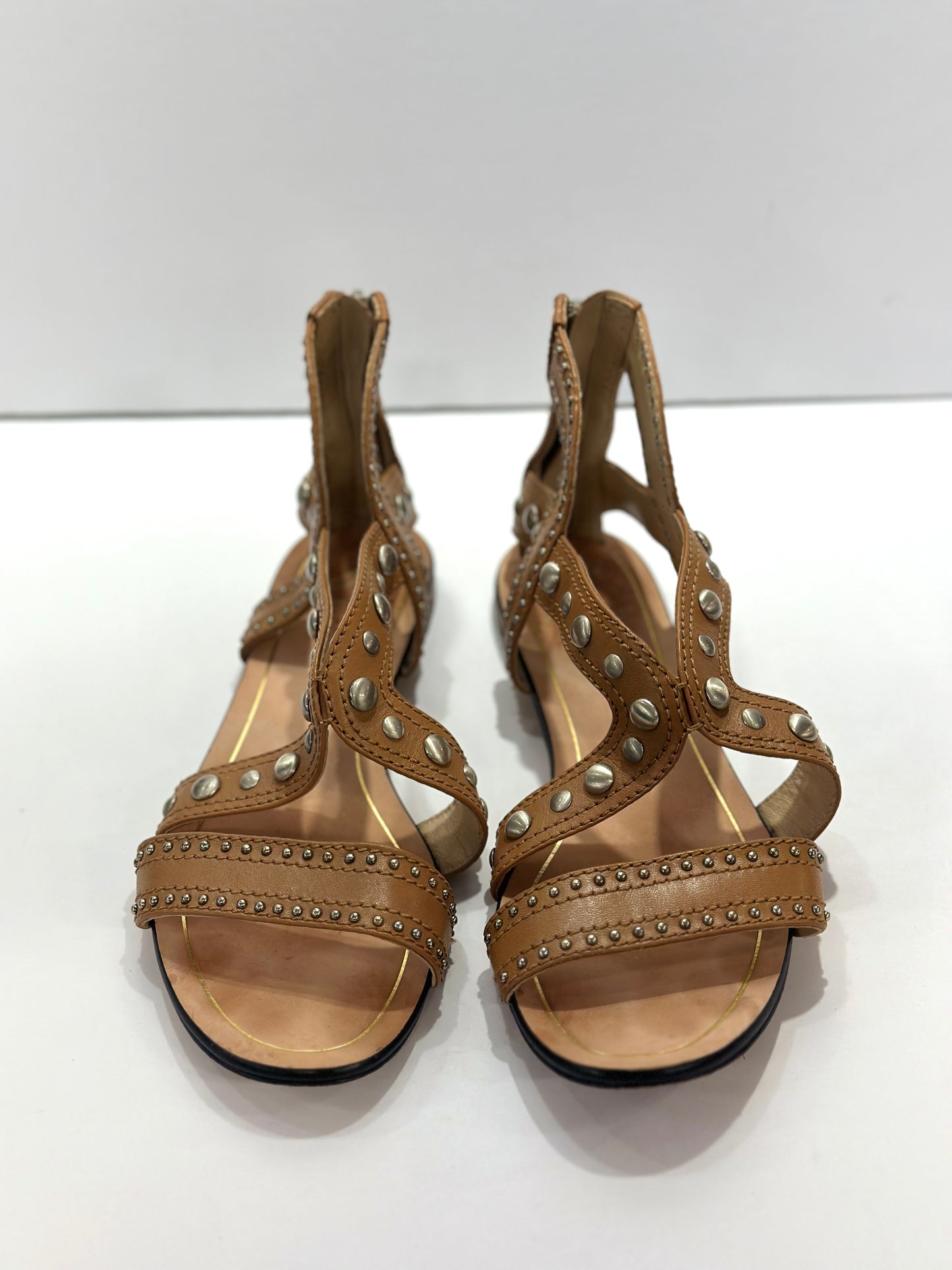 BRIAN ATWOOD leather Flat Sandals / US6.5