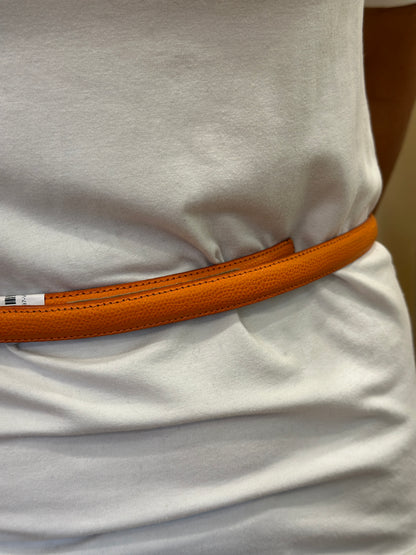 TERRY STACK Leather belt with velcro