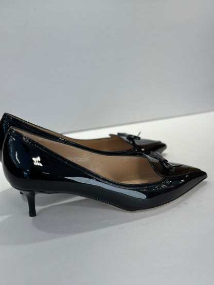 VALENTINO Kitty Heels Patent Leather Pumps NWT/ 39-8.5