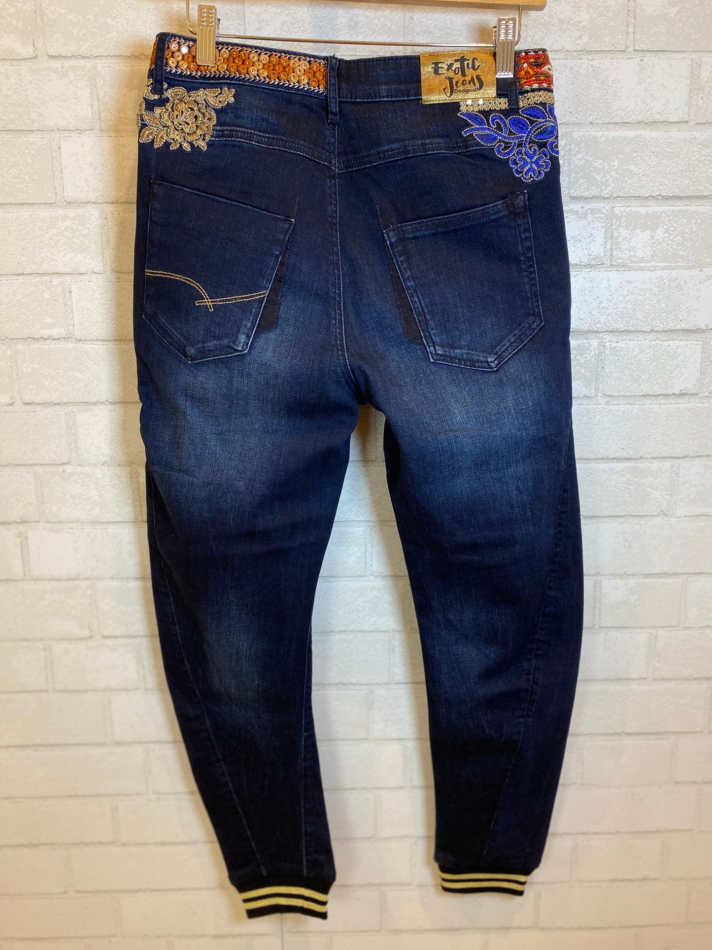 DESIGUAL Denim with embroideries / M-27/28