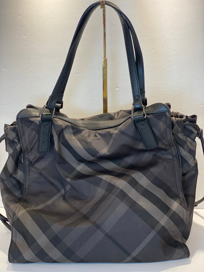 BURBERRY Canvas Tartan Tote