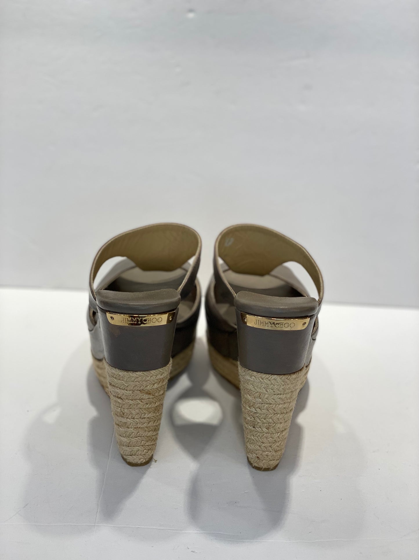 JIMMY CHOO Espadrilles Wedges/ 38.5-8