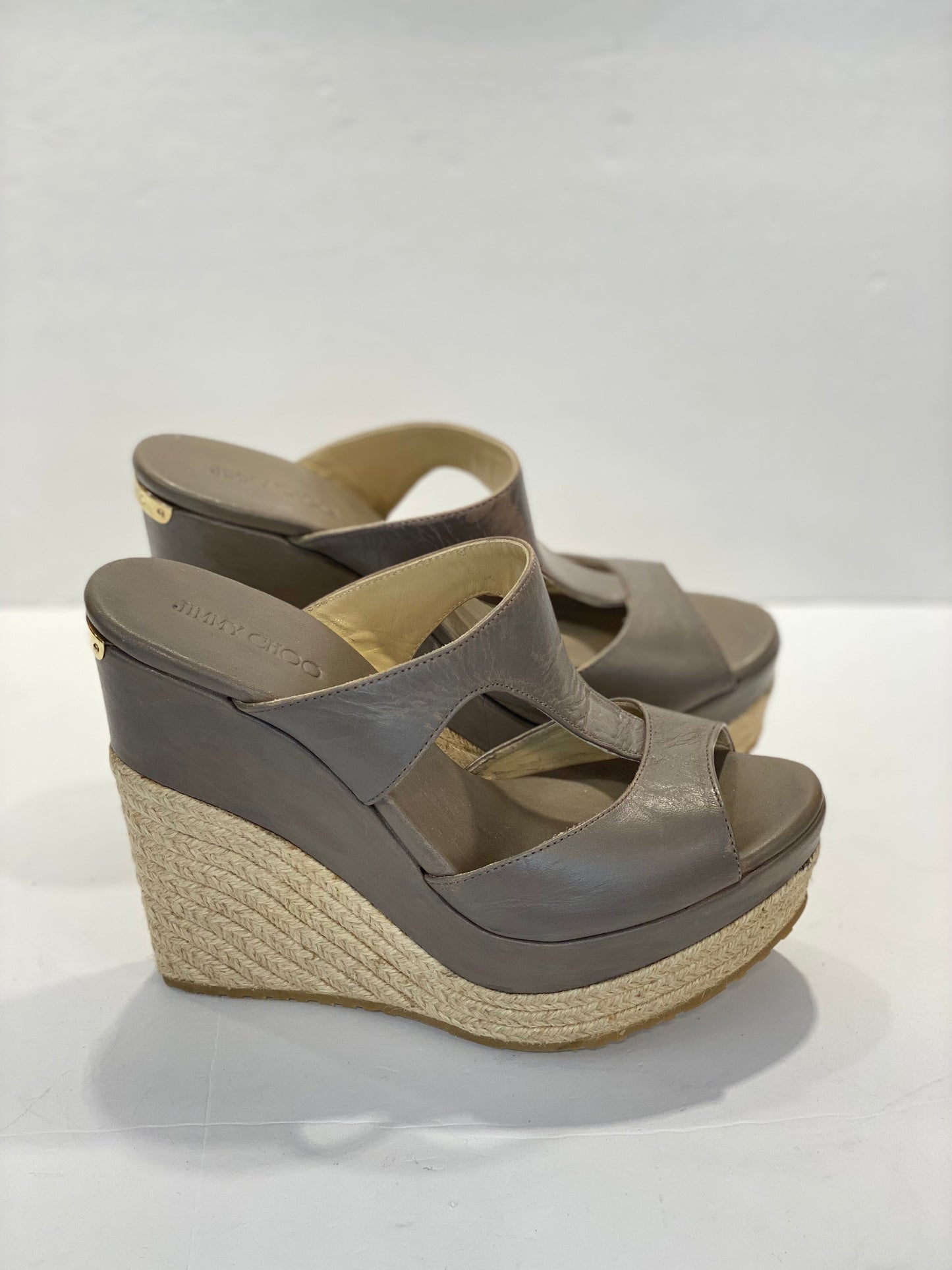 JIMMY CHOO Espadrilles Wedges/ 38.5-8